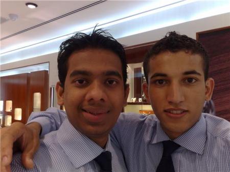 ABDELILAH AND SUNICH FROM INDIA.. DUBAI